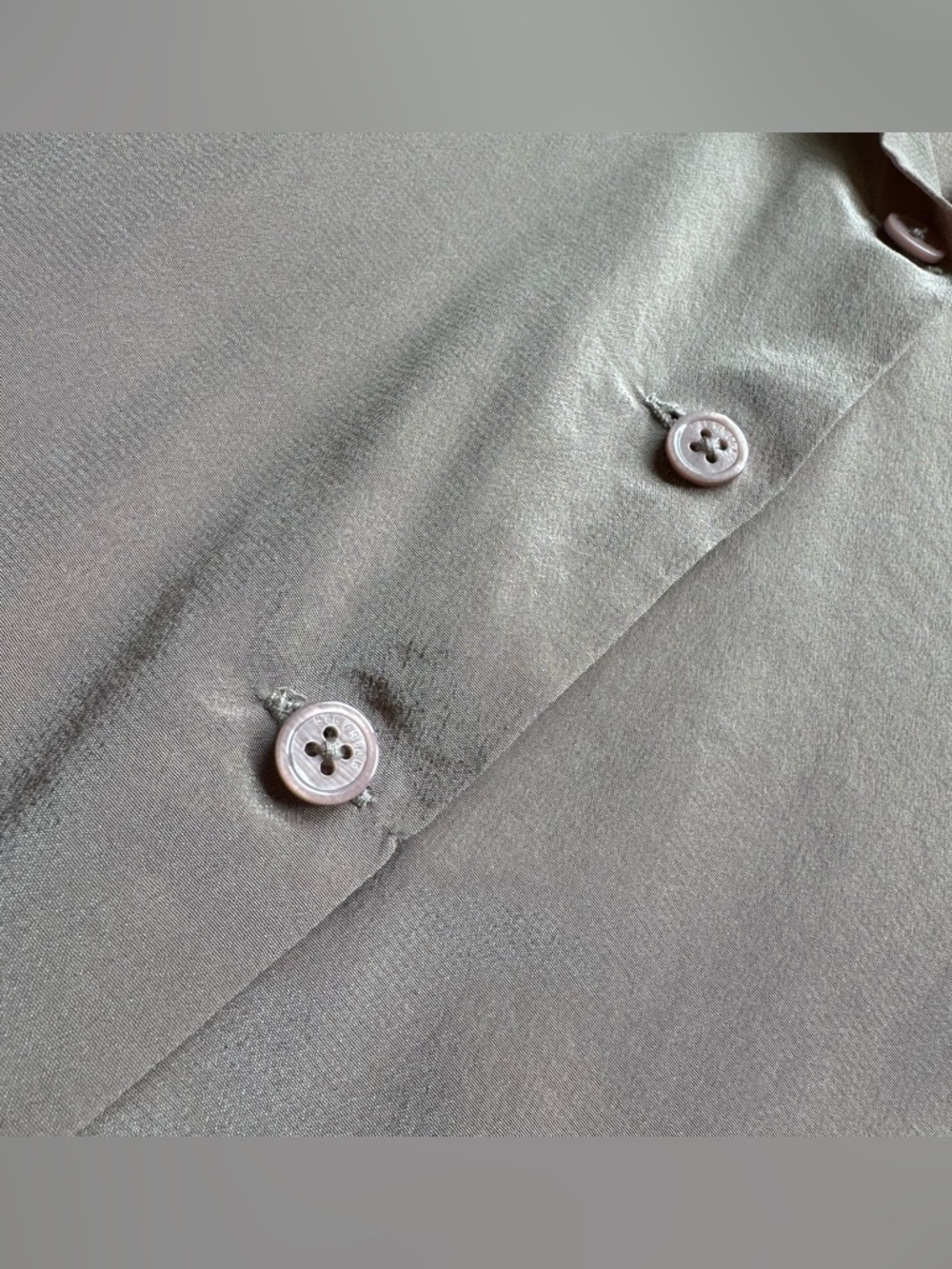 Lilysilk Mulberry Silk Shirtwaist Dress S Collar Belt Minimalist Capsule Mauve - Picture 11 of 14